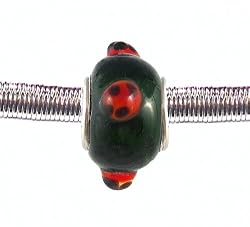 Pandora / Troll Style Charm Bead - (Z16) Murano Style / Lampwork Glass