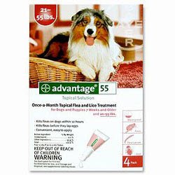 Advantage Flea Control for Dogs 21-55 lbs.