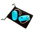 10 Function Wireless Remote Control Aqua Blue Waterproof Vibrator