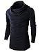 H2H Mens Casual Slim Fit Turtleneck Pullover Lightweight Long Sleeve Sweaters