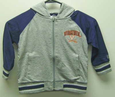 Buy Virginia Cavaliers Toddler Full Zip Hooded Fleece by Colosseum