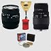 Sigma 28-70mm & 70-300mm DG Lens Set + 3 Piece Filter Set + Cleaning Cloth for Canon EOS Digital SLR Cameras
