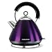 Morphy Richards Accents Jug Cordless Kettle Purple Metallic Steel 3KW Fast Boil