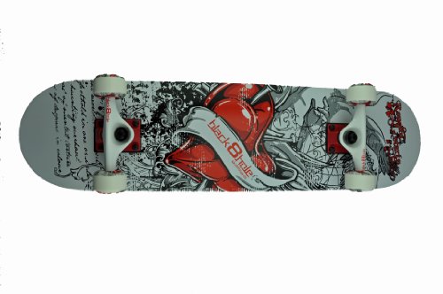 Black8hole Kinder Skateboard Heart, weiss, 31x8 Preisvergleich