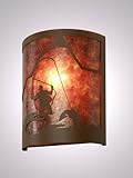 IMAGE OF Fly Fisherman Timber Ridge Sconce