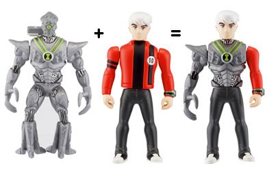 Ben 10 Alien Creation Chamber Mini Figure 2Pack Nanomech Albedo 41u spRytaL Ben 10 Alien Creation Chamber Mini Figure 2Pack Nanomech Albedo