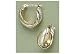 Monet Two-tone Twisted Hoop Earrings TWO-TONE