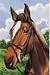 Horse Head Acrylic PBN 9