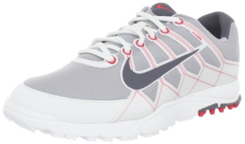 Nike Golf Men's Nike Air Range WP II Golf Shoe,Wolf Grey/White/Hyper Red/Dark Grey,14 M US