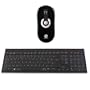 Gyration Rechargeable Wireless Air Mouse Elite and  Wireless Slim Low Profile Keyboard GYM5600LKNA Bundle