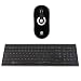Gyration Rechargeable Wireless Air Mouse Elite and  Wireless Slim Low Profile Keyboard GYM5600LKNA Bundle