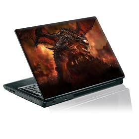 15'4 inch Taylorhe laptop skin protective decal big red dragon