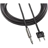 Audio-Technica AT690-25B Premium 25' Speaker Cable with 1/4" Phone Plug to Dual Banana Plug Connector