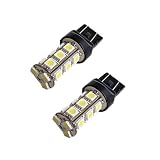 iJDMTOY 18-SMD 7440 7443 T20 LED Turn Signal Light Replacement Bulbs, Xenon White