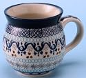 Polish Pottery 16 oz. Gentlemen's Bubble Mug
