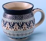 Polish Pottery 16 oz. Gentlemen's Bubble Mug