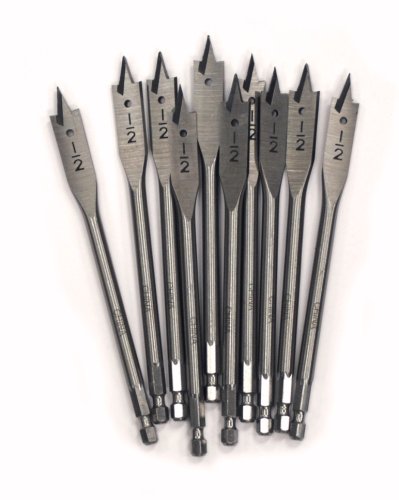 MK Morse WSB500 Spade Drill Bit 1/2 - 10 Pack