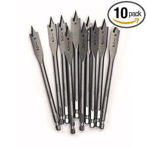 MK Morse WSB500 Spade Drill Bit 1/2 - 10 Pack