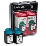 LexmarkTM 16G0055 - 17G0060 Inkjet Cartridge INKCART,2PK MONO(17G0050) (Pack of 2)