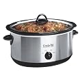 Crock-Pot 6.5L Chrome Slow Cooker Brushed Chrome