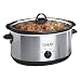 Crock-Pot 6.5L Chrome Slow Cooker Brushed Chrome