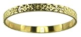 Image of 9ct Yellow Gold 2mm Light Flat Diamond Cut Wedding Ring