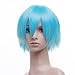 Light Blue Short Length Anime Cosplay Costume Wig