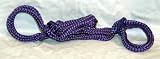 Japanese Silk Bondage Ankle Cuffs Purple