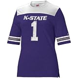 Nike Kansas State Wildcats #1 Purple Ladies College Football Jersey T-shirt