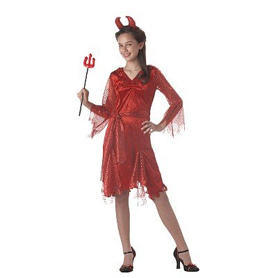 Just Devilish Dress Up Halloween Costume - Size Child Medium 8-10