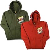 Grenade Comin' In Hot Zip-Up Hoodied Sweatshirt (Green Only)