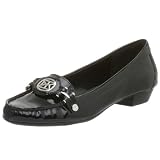 AK Anne Klein Womens Newlan Loafer,Black Patent,7.5 M