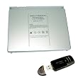Apple A1175 MacBook Pro 15 15-inch series Replacement Laptop Battery P/N: A1175 MA348 MA348*/A MA348G/A MA348J/A w/ a USB 2.0 SD Card reader writer -- Equivalent Battery[5800 mAh 6cells ] "