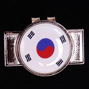 1\” Magnetic Golf Ball Marker Korean Flag Venchinni c19