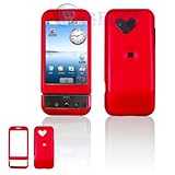 Red Solid Snap-On Cover Case Cell Phone Protector for HTC G1 Google Dream
