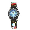 Baby Watch - Montre enfant - Gar�on - Zip Cosmos - La montre p�dagogique - Plastique gomme bleu fonc� avec dessins 3D - Avec m�thode d'apprentissage