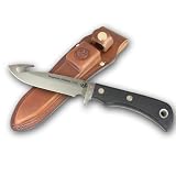 Knives of Alaska 00159FG Magnum Alaskan Guthook Knife, Black