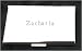 Engraved business card holder with Zacharia