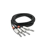 Pro 3Ft Dual 1/4 TRS (M) To Dual 1/4 TRS (M) 1/4 Balanced to 1/4 Balanced Cable
