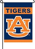Auburn Tigers 2-Sided Garden Flag Set W/ #11213 Garden Pole - NCAA