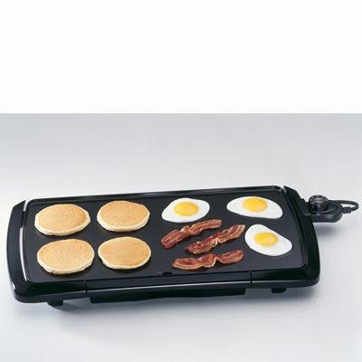 Presto 07030 Cool Touch 20-Inch Electric Griddle, Black