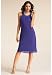 Chadwicks U-Neck Trapeze Dress (ROYAL BLUE,8)