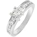 Princess Diamond Ring 1.00ctw in 14k White Gold