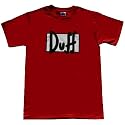 THE SIMPSONS "DUFF BEER" Red Cotton Tee Licensed