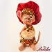 6" Apple Pie Chef By Annalee