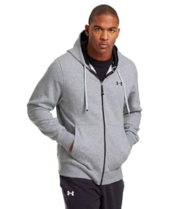 Under Armour Men's Charged Cotton® Storm Transit Full-Zip Hoodie Large True Gray Heather