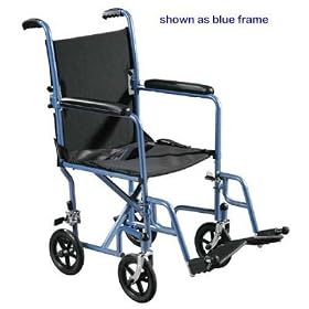 Wheelchair Transport Lightweight, 17 Inch - in your choice of colors