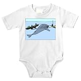 Onesie with hunting, whale, ocean, whaling, dragging