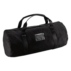 Click here to buy Uncle Mike's Plain Compact Clear Id Holder Duffel Bag (12-Inch, Black).