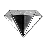 Princess Diamond Pewter Belt Buckle